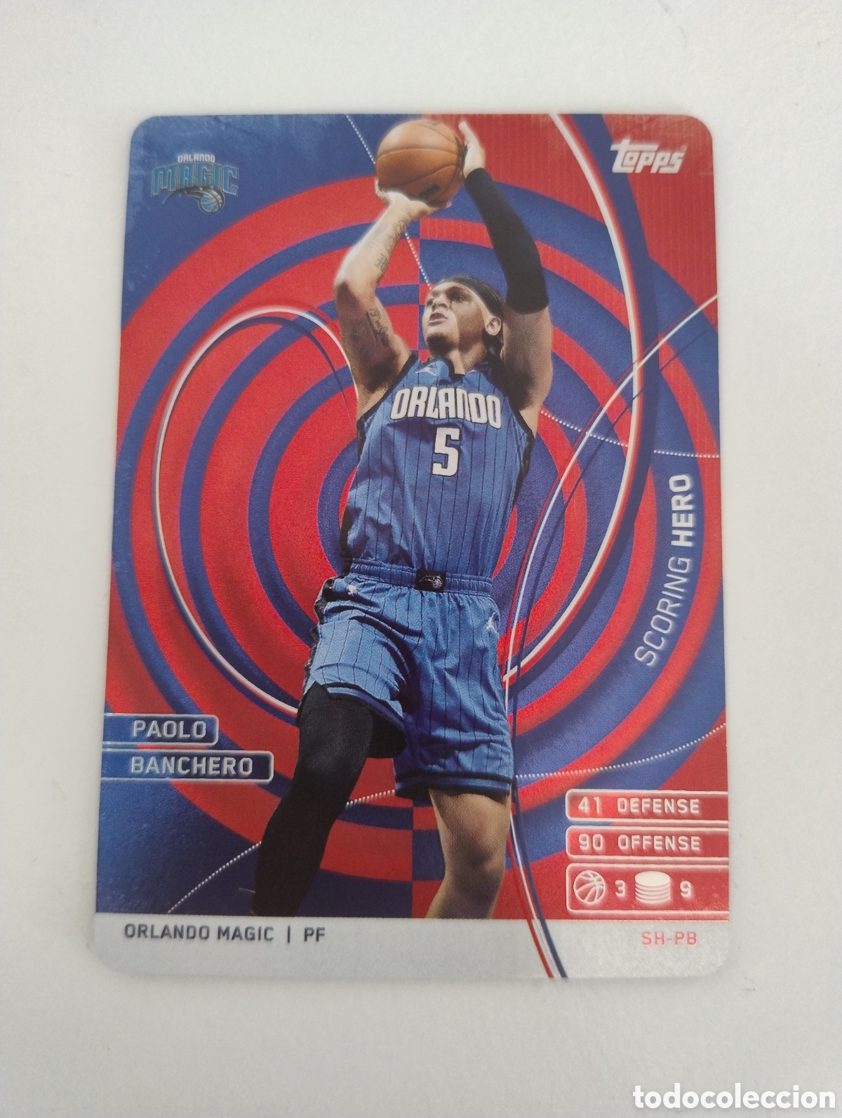 Coleccionismo deportivo: SH-PB - Paolo Banchero - Orlando Magic - Topps Match Attax NBA 2025 - 2026 Scoring Hero