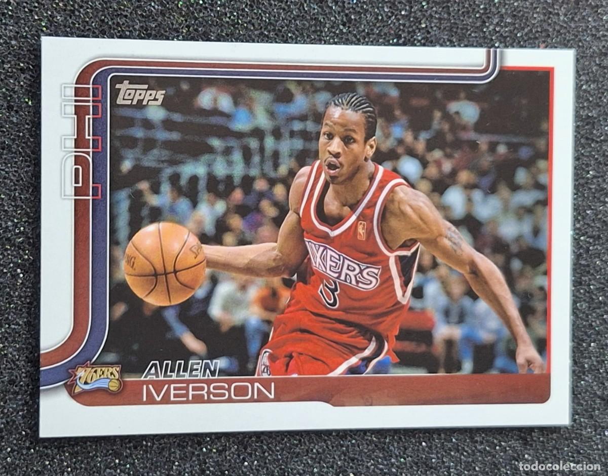 Coleccionismo deportivo: Allen Iverson Philadelphia 76ers Topps Basketball 2025