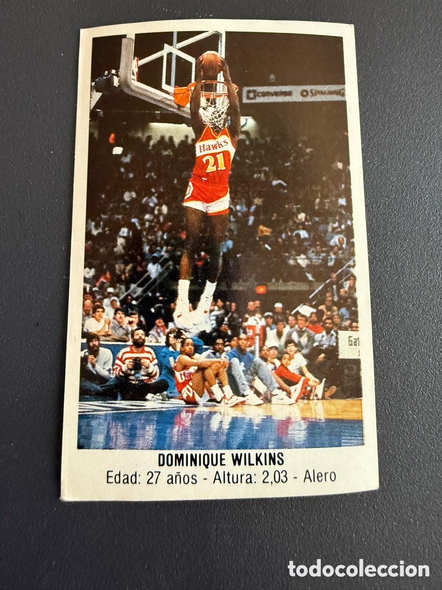Coleccionismo deportivo: Cromo. CONVERSE. 87-88. D WILKINS. 114