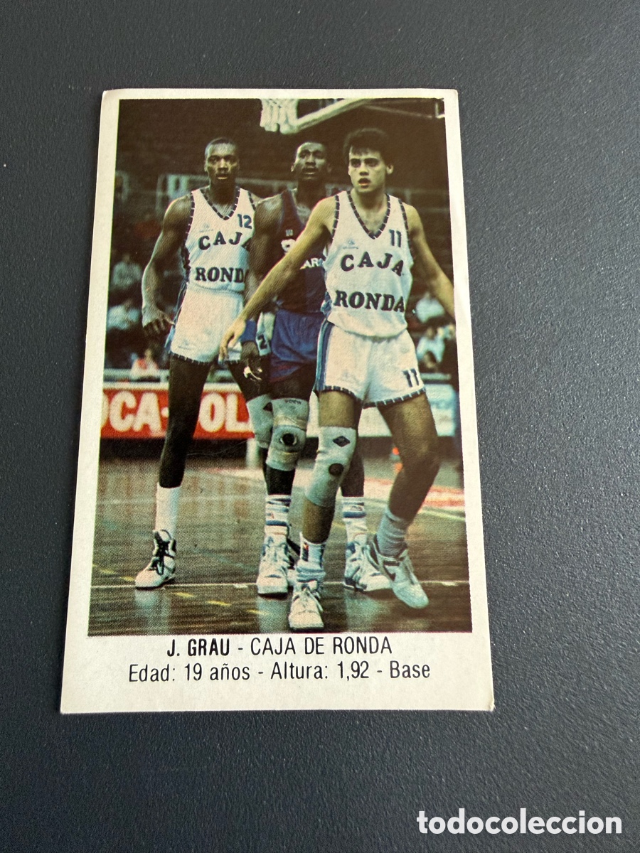 Coleccionismo deportivo: CONVERSE 87-88. J.GRAU ( Cqja de Ronda ). 44