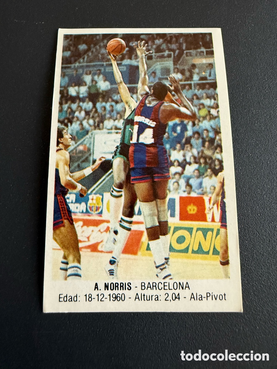 Coleccionismo deportivo: CONVERSE. 87-88. A NORRIS ( Barcelona ) 13