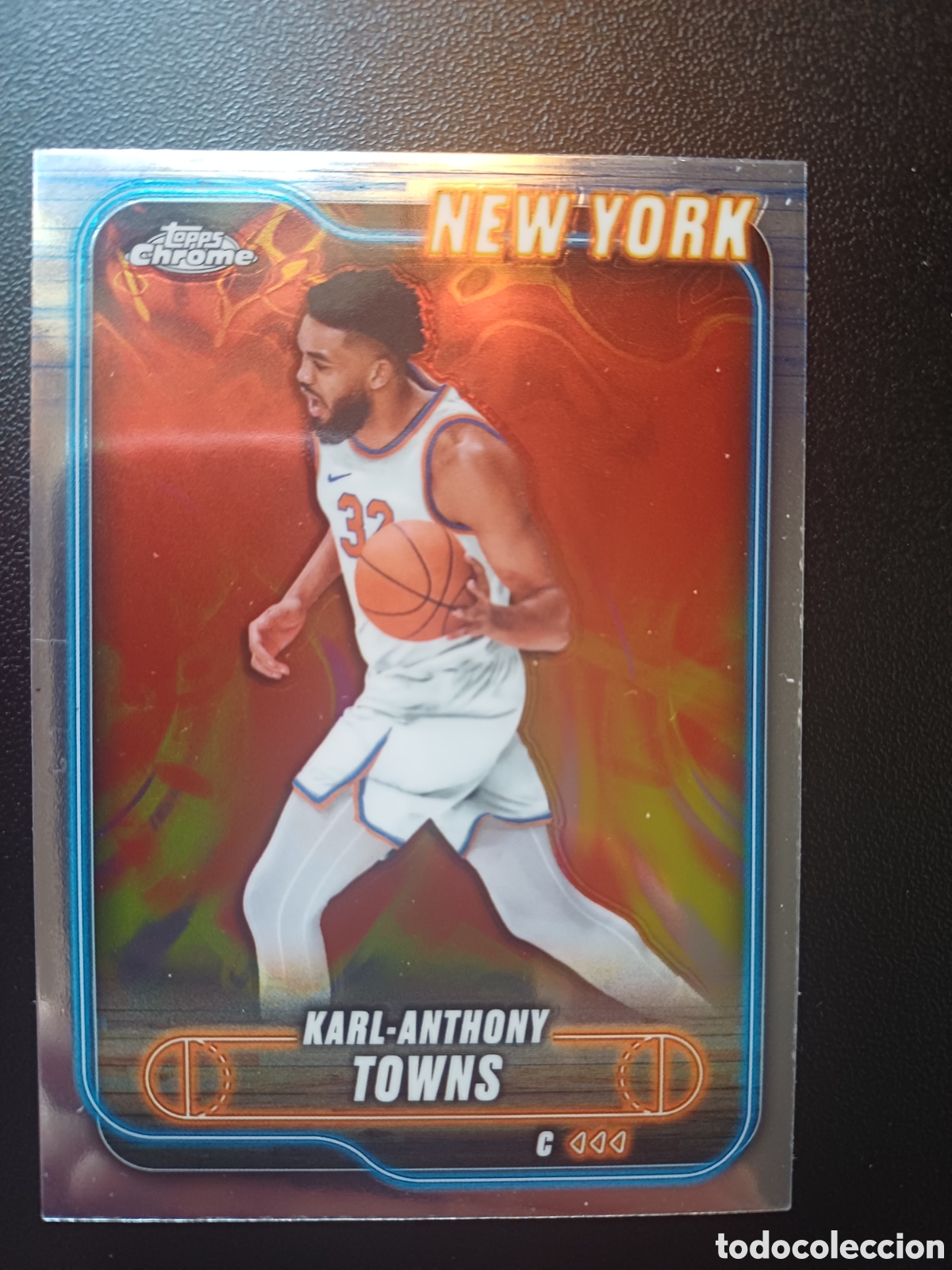 Coleccionismo deportivo: #052 KARL-ANTHONY TOWNS NEW YORK TOPPS CHROME NBA 2025