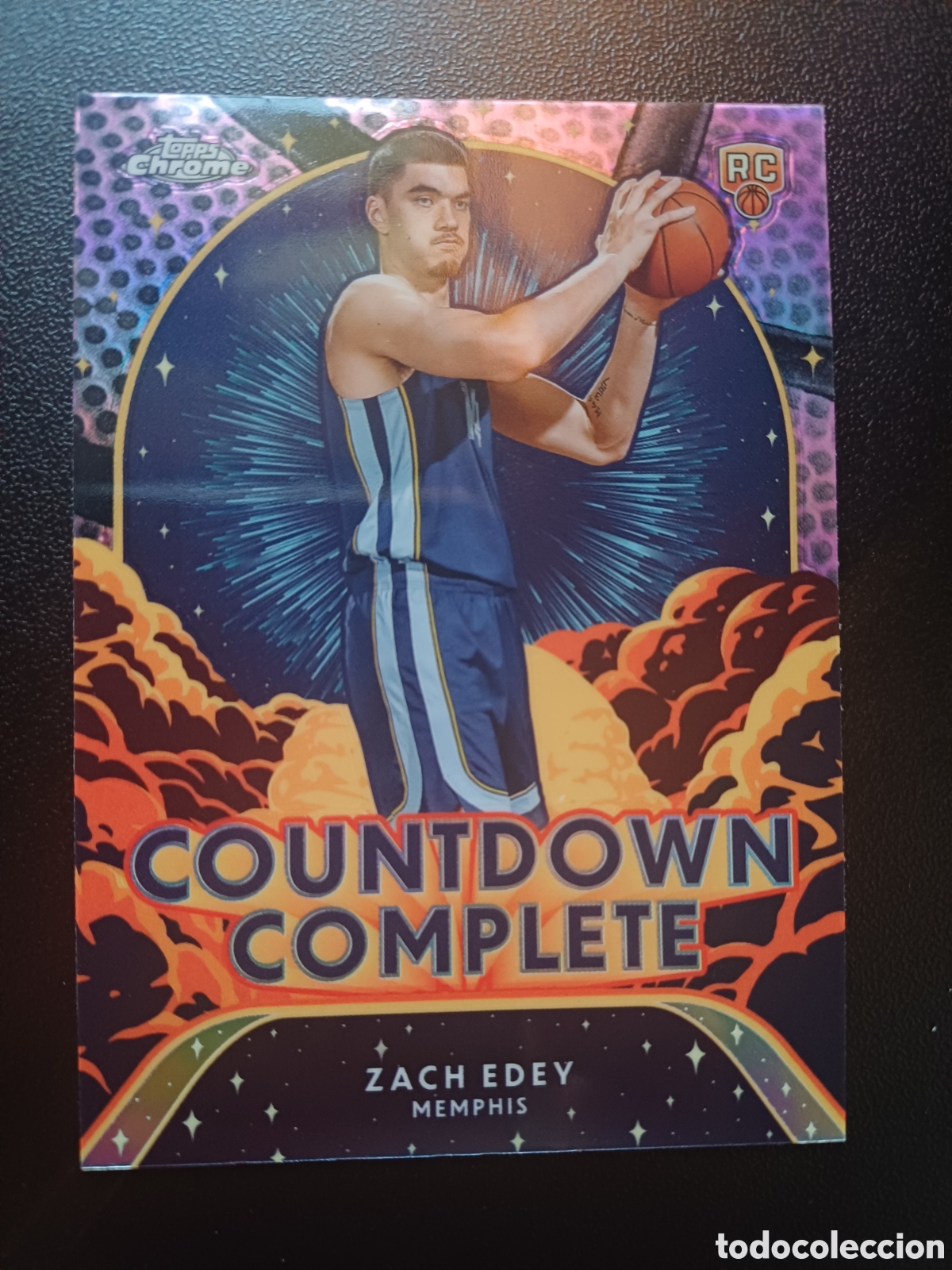 Coleccionismo deportivo: #CC-17 ZACH EDEY MEMPHIS COUNTDOWN COMPLETE TOPPS CHROME NBA 2025