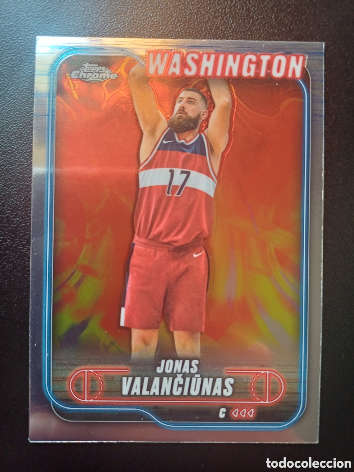 Coleccionismo deportivo: #091 JONAS VALANCIUNAS WASHINGTON TOPPS CHROME NBA 2025
