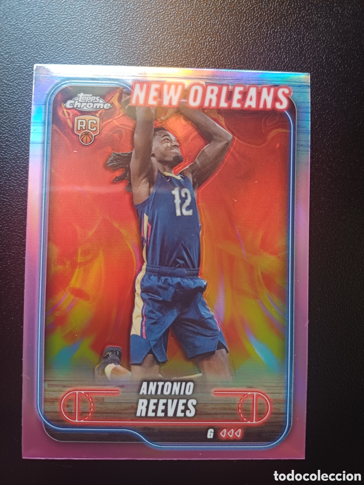 Coleccionismo deportivo: #131 ANTONIO REEVES NEW ORLEANS TOPPS CHROME NBA 2025