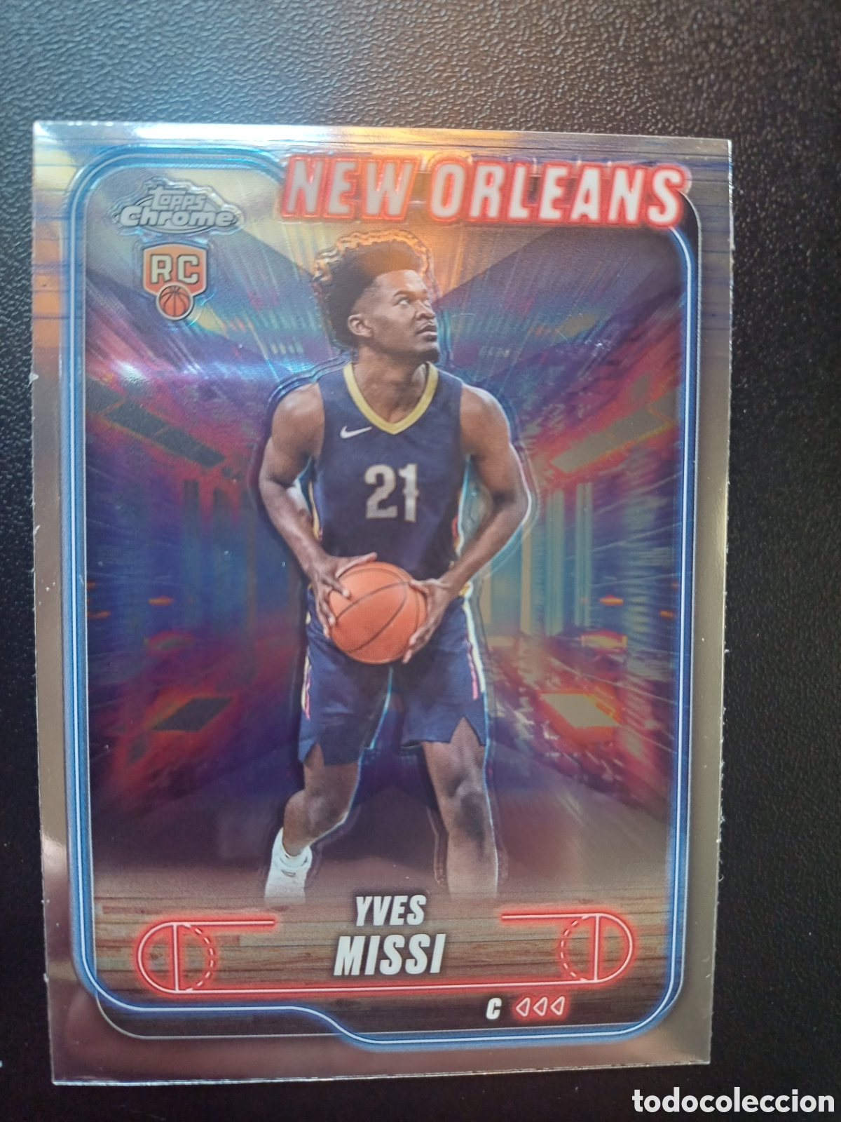 Coleccionismo deportivo: #156 YVES MISSI NEW ORLEANS TOPPS CHROME NBA 2025