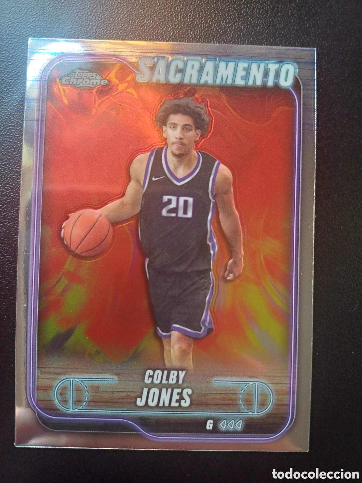 Coleccionismo deportivo: #192 COLBY JONES SACRAMENTO TOPPS CHROME NBA 2025