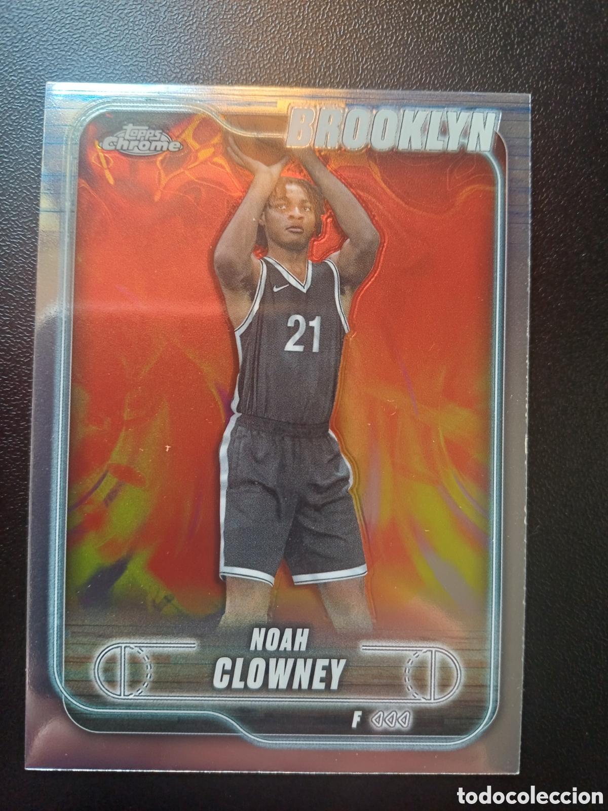 Coleccionismo deportivo: #118 NOAH CLOWNEY BROOKLYN TOPPS CHROME NBA 2025
