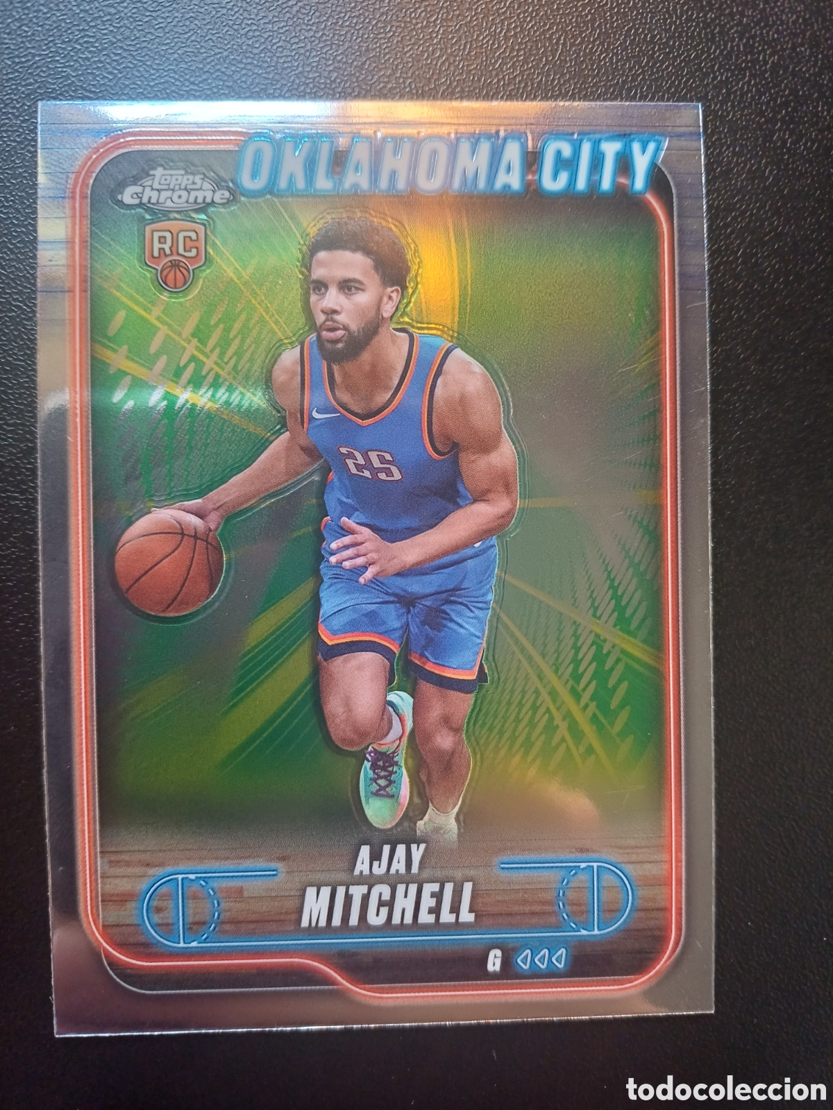 Coleccionismo deportivo: #132 AJAY MITCHELL OKLAHOMA CITY TOPPS CHROME NBA 2025