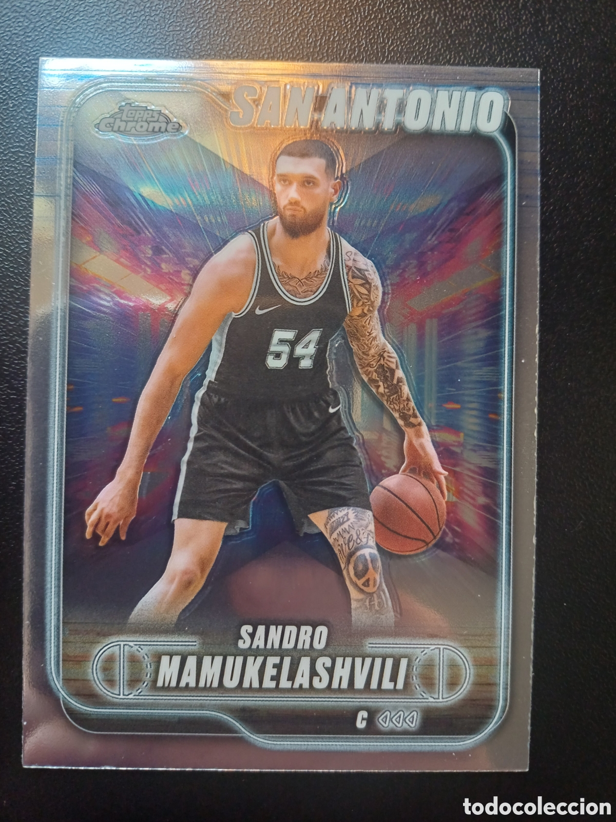 Coleccionismo deportivo: #186 SANDRO MAMUKELASHVILI SAN ANTONIO TOPPS CHROME NBA 2025