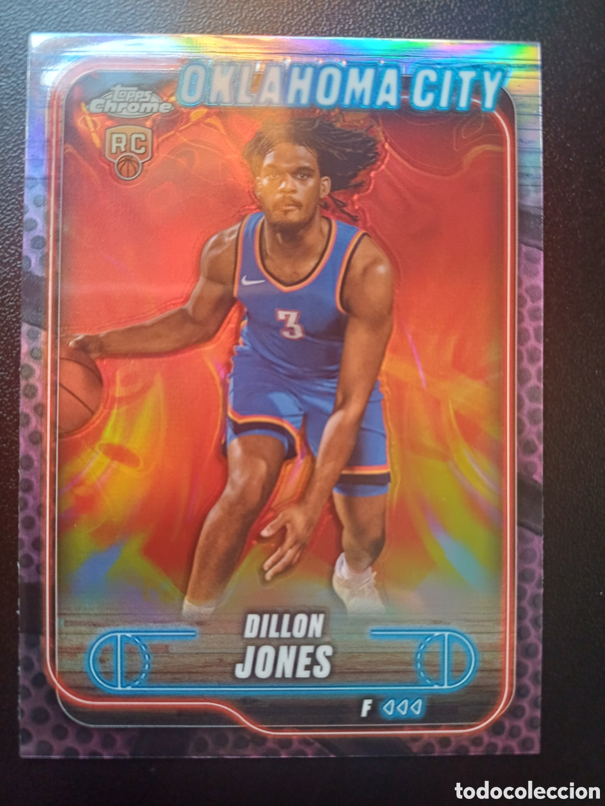 Coleccionismo deportivo: #189 DILLON JONES OKLAJOMA CITY TOPPS CHROME NBA 2025