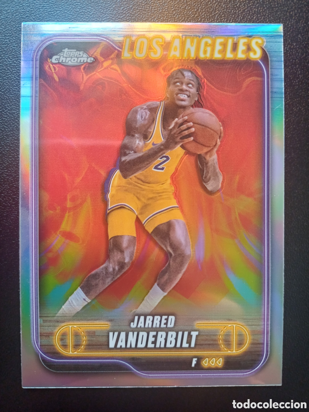 Coleccionismo deportivo: #027 JARRED VANDERBILT LOS ANGELES REFRACTOR TOPPS CHROME NBA 2025