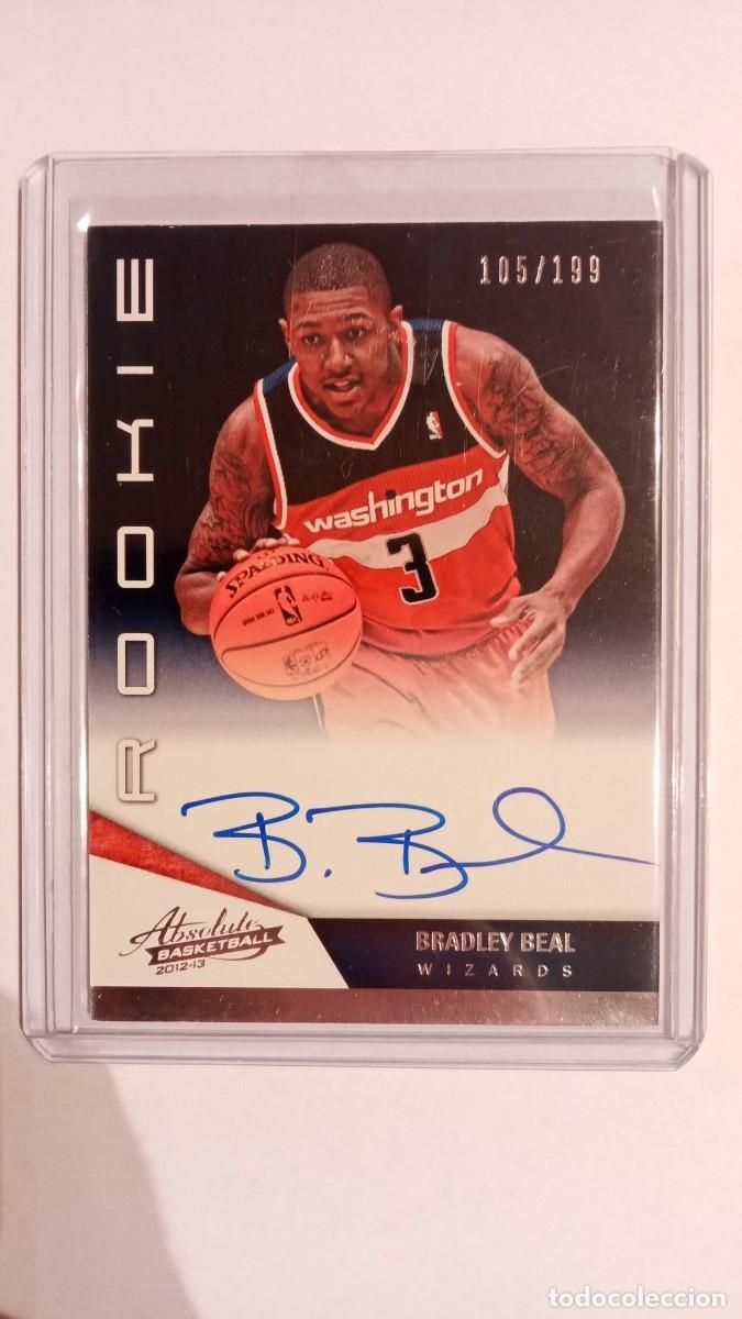 Coleccionismo deportivo: Cromo Panini USA NBA-Bradley Beal Rookie 2012-2013-AUT&Oacute;GRAFO-Edici&oacute;n 199 unidades