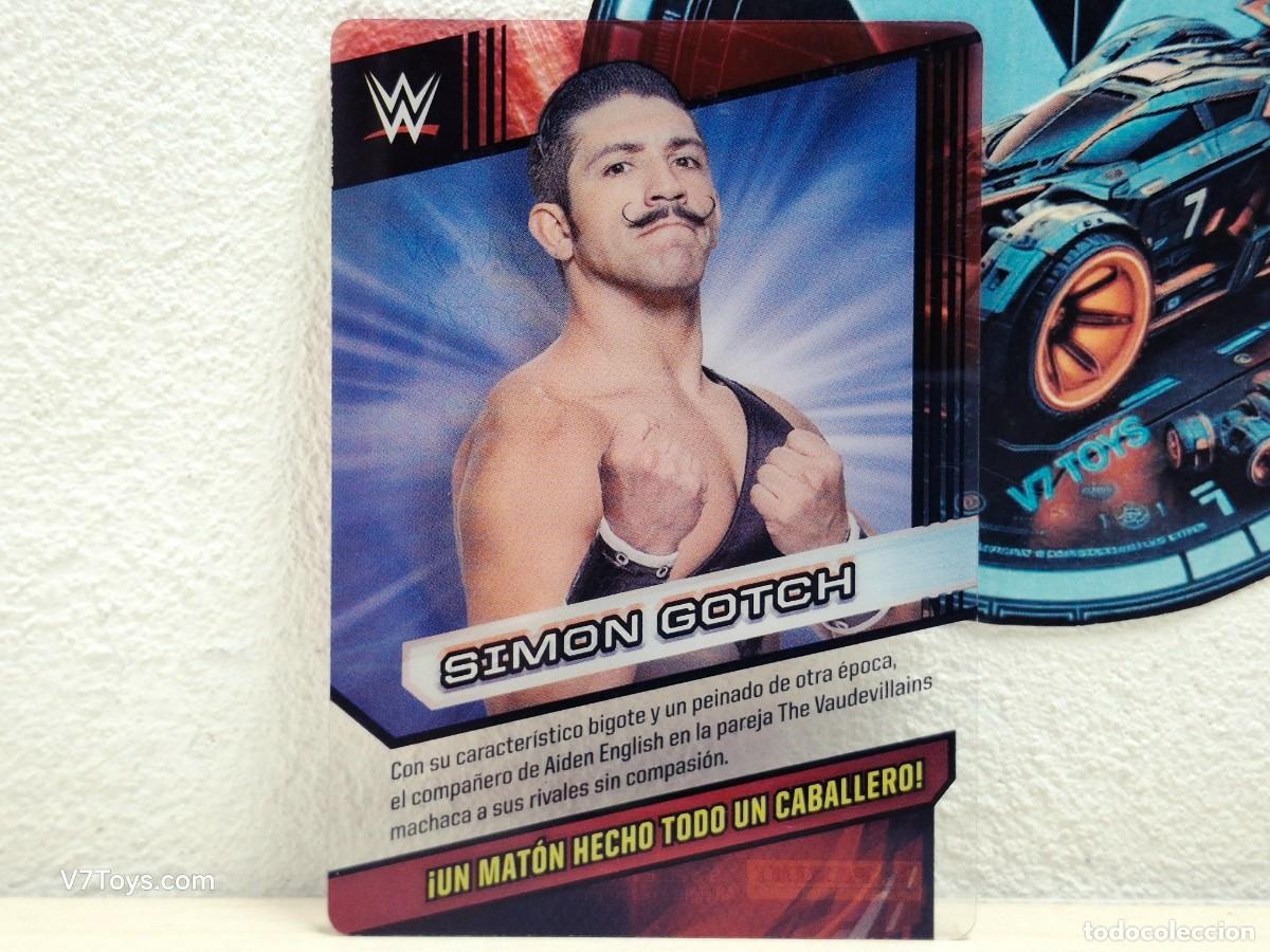 Coleccionismo deportivo: Carta Simon Gotch N&ordm; 080 WWE Panini 2016