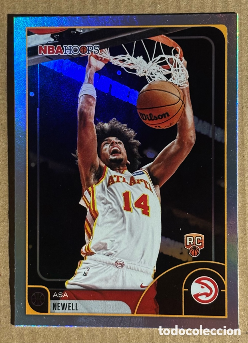 Coleccionismo deportivo: ASA NEWELL (ATLANTA HAWKS). CARTA ROOKIE CARD TOPPS NBA HOOPS 25/26. #52.
