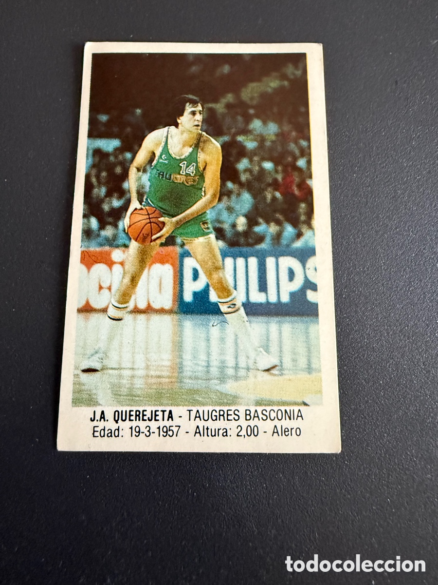 Coleccionismo deportivo: Cromo MERCHANTE 87-88. J.A QUEREJETA ( Taugres )109