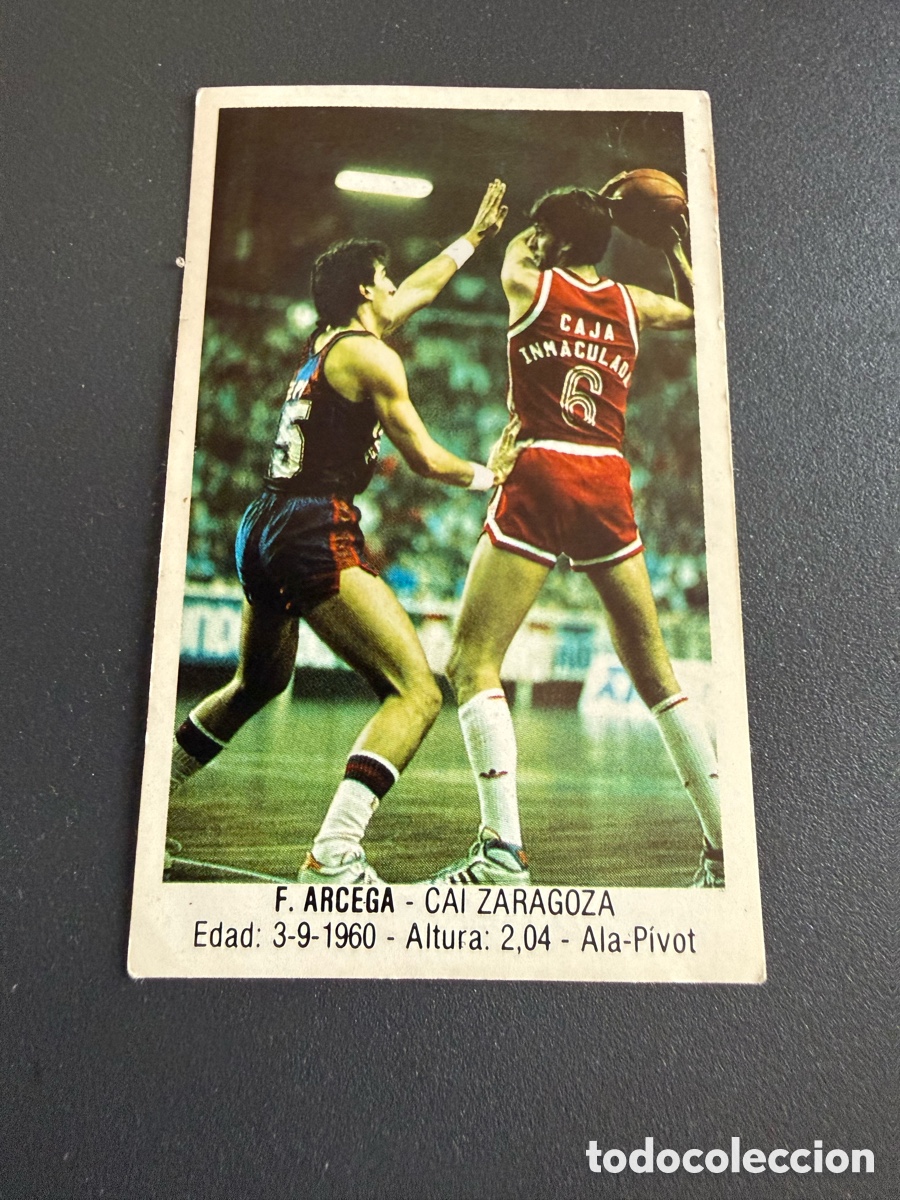Coleccionismo deportivo: Cromo Merchante. 87-88. F.ARCEGA ( CA&Iacute; Zaragoza)28