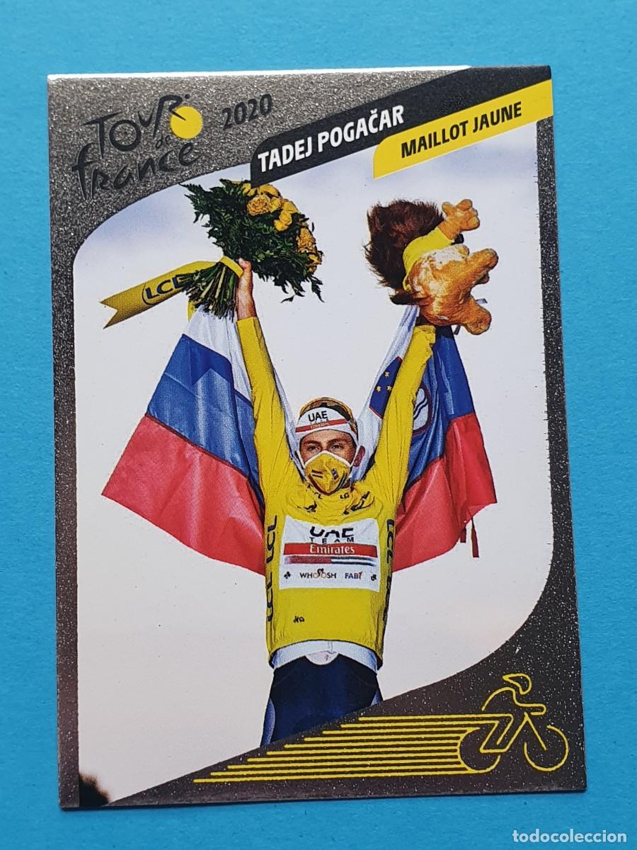 Coleccionismo deportivo: MAILLOT Jaune #M1 TADEJ POGACAR (UAE) - Panini TOUR FRANCE 2020 Card FOIL