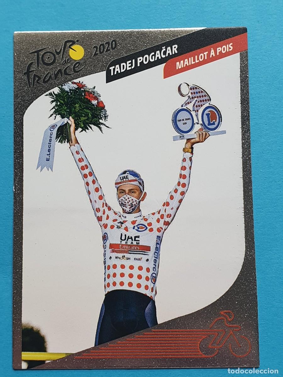 Coleccionismo deportivo: MAILLOT Pois Rouges #M4 TADEJ POGACAR (UAE) - Panini TOUR FRANCE 2020 Card FOIL