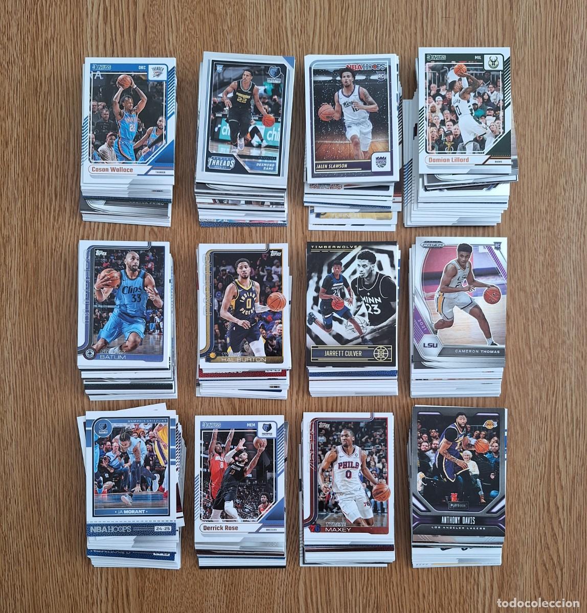 Coleccionismo deportivo: Lote 300 cards Baloncesto Basket NBA Panini Topps diferentes colecciones