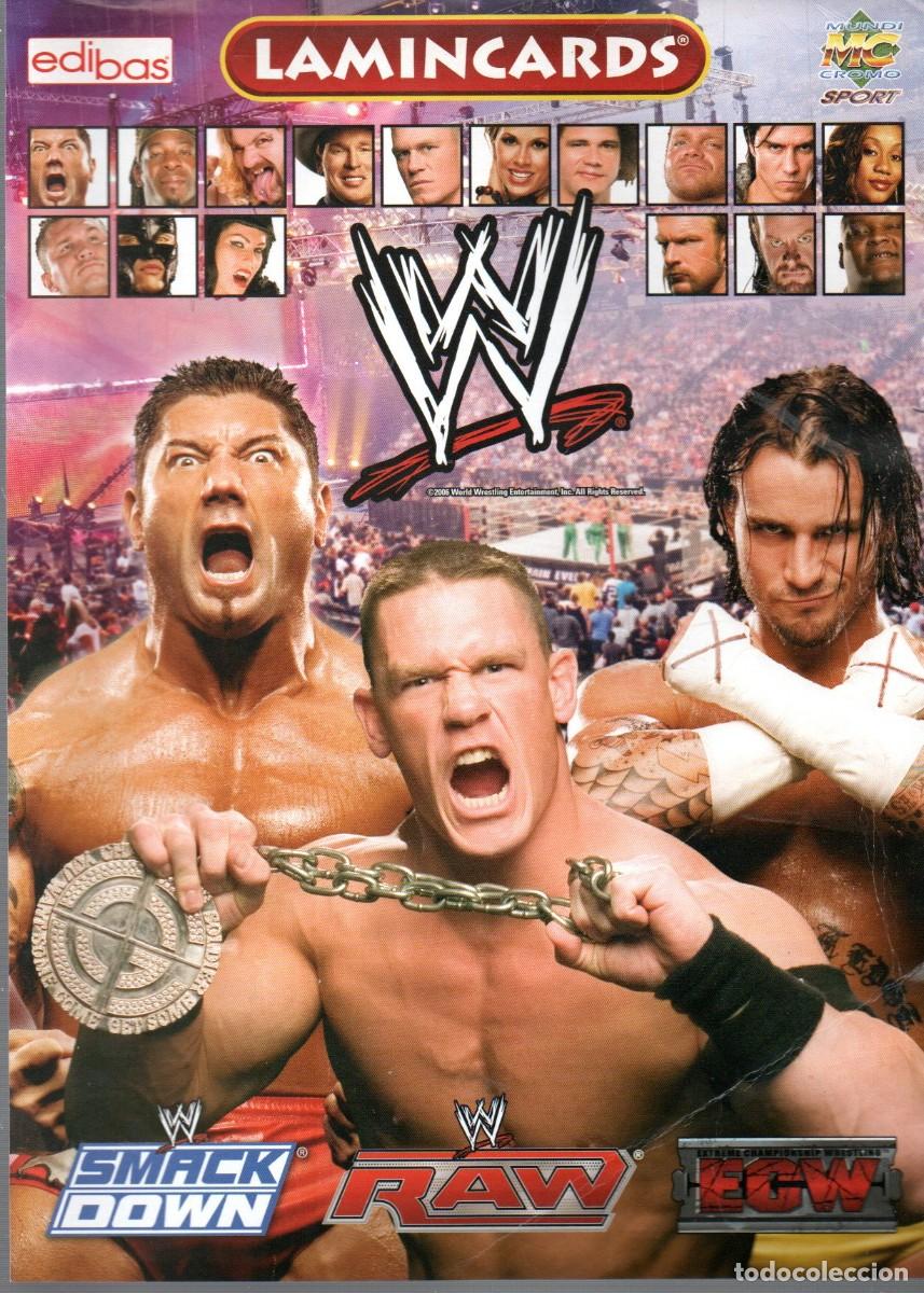 Coleccionismo deportivo: &Aacute;LBUM DE 150 CROMOS DE LUCHA LIBRE DEL A&Ntilde;O 2007 EDITOR EDIBAS MUNDI MC Y ESPORT