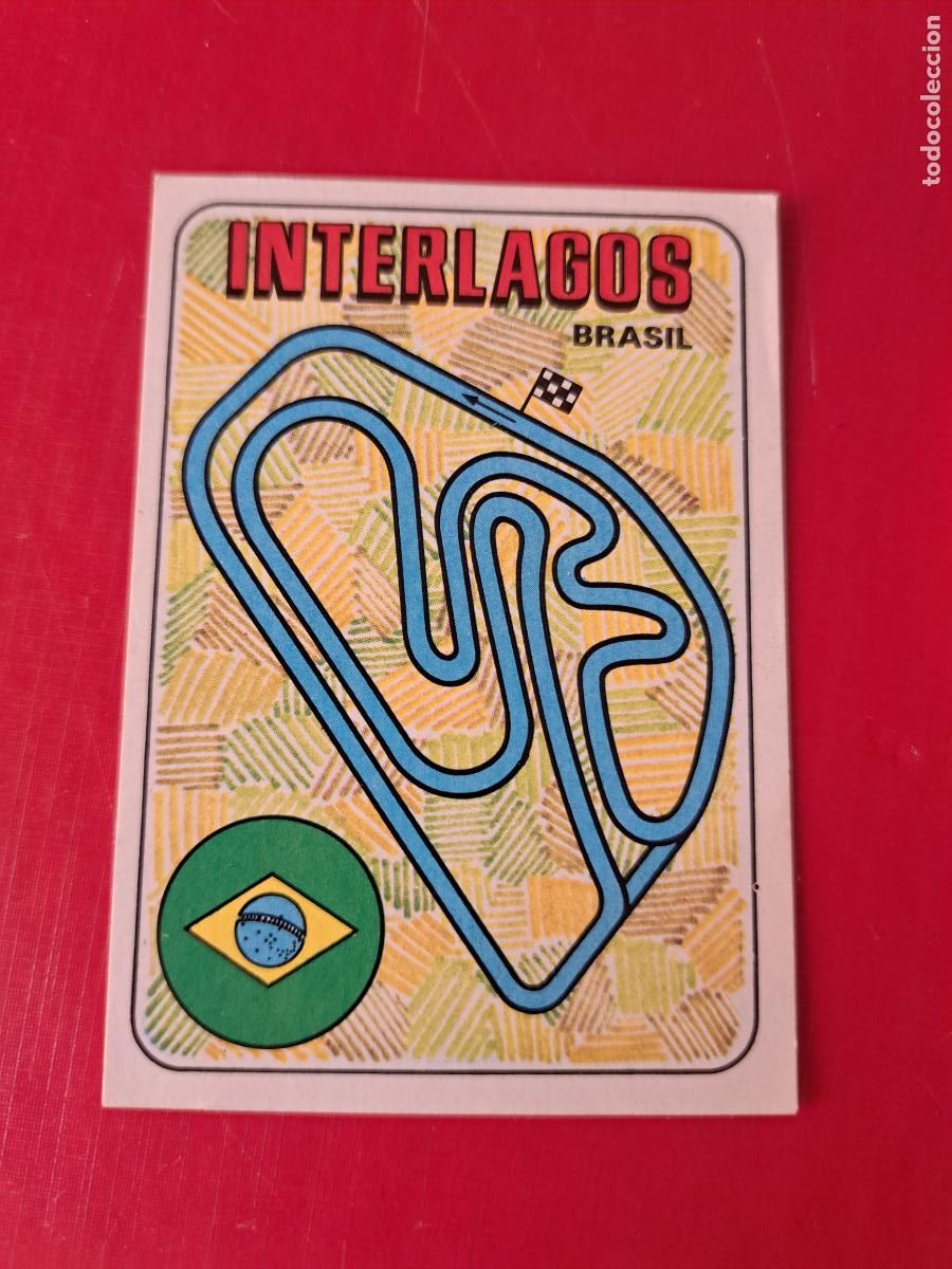 Coleccionismo deportivo: GRAND PRIX F 1 F1 PANINI N &ordm; 5 INTERLAGOS SIN PEGAR