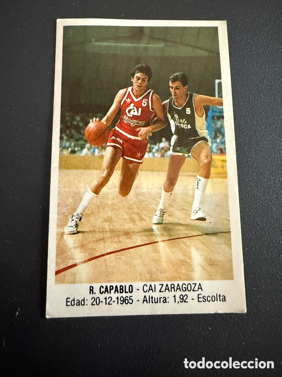 Coleccionismo deportivo: Merchante. 87-88. n 23. CAPABLO ( CAI ZARAGOZA)