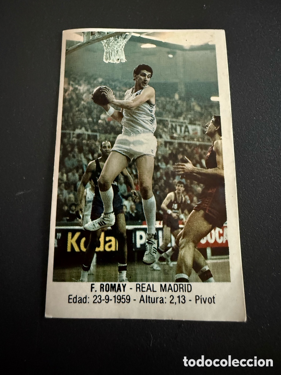 Coleccionismo deportivo: Merchante 87-88. n 96. F ROMAY ( Real Madrid)