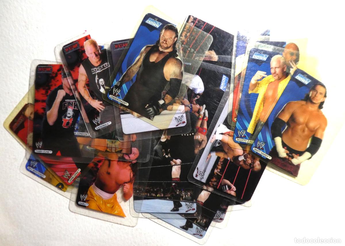 Coleccionismo deportivo: Lote de 42 LAMINCARD LUCHA LIBRE