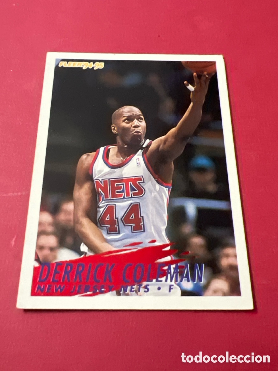 Sports collectibles: C5482. DERRICK COLEMAN (NEW JERSEY NETS) - N&ordm; 146 - NBA BASKETBALL 1994-1995 - FLEER 94-95.