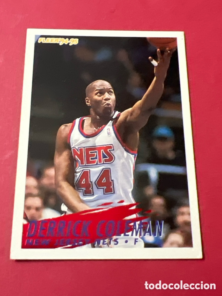 Sammelleidenschaft Sport: C5507. DERRICK COLEMAN (NEW JERSEY NETS) - N&ordm; 146 - NBA BASKETBALL 1994-1995 - FLEER 94-95.
