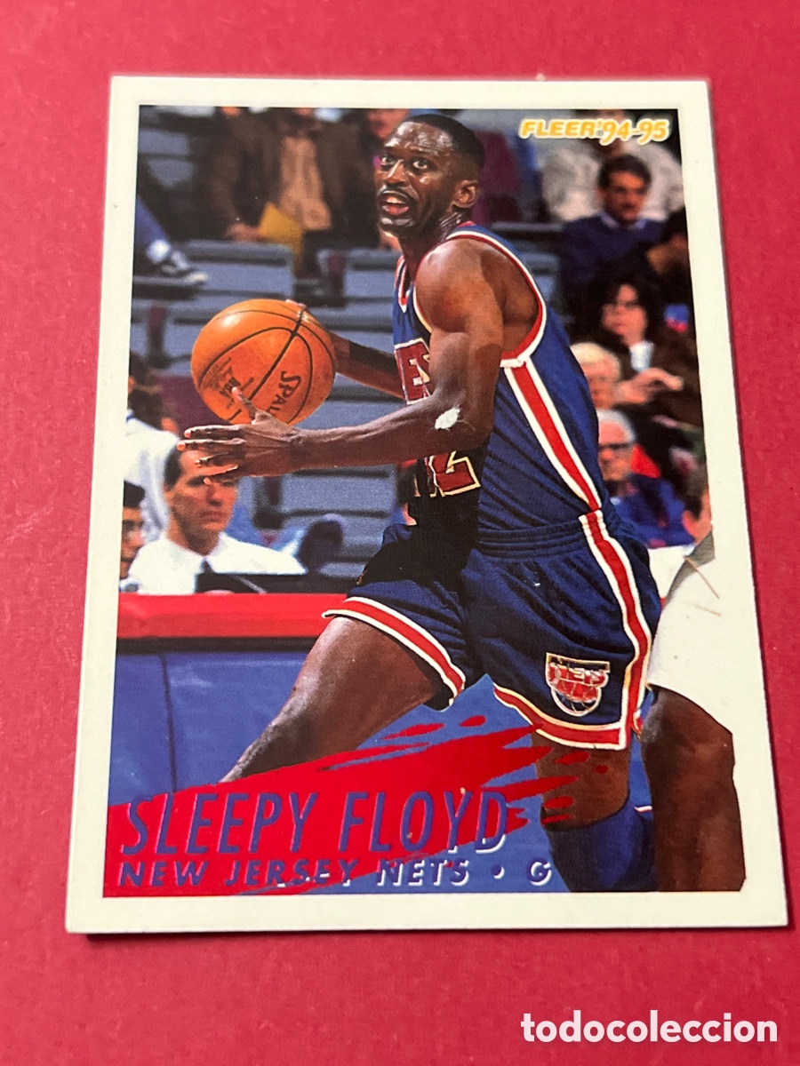 Sammelleidenschaft Sport: C5509. SLEEPY FLOYD (NEW JERSEY NETS) - N&ordm; 149 - NBA BASKETBALL 1994-1995 - FLEER 94-95.