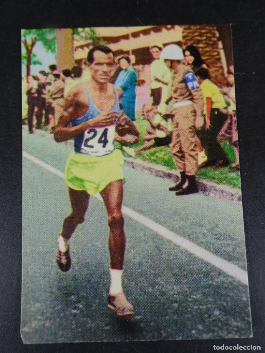 Coleccionismo deportivo: ANTIGUO CROMO N&ordm; 57 HISTORIA DE LOS JUEGOS OL&Iacute;MPICOS ,MEXICO 1968, SIN PEGAR, VER FOTOS