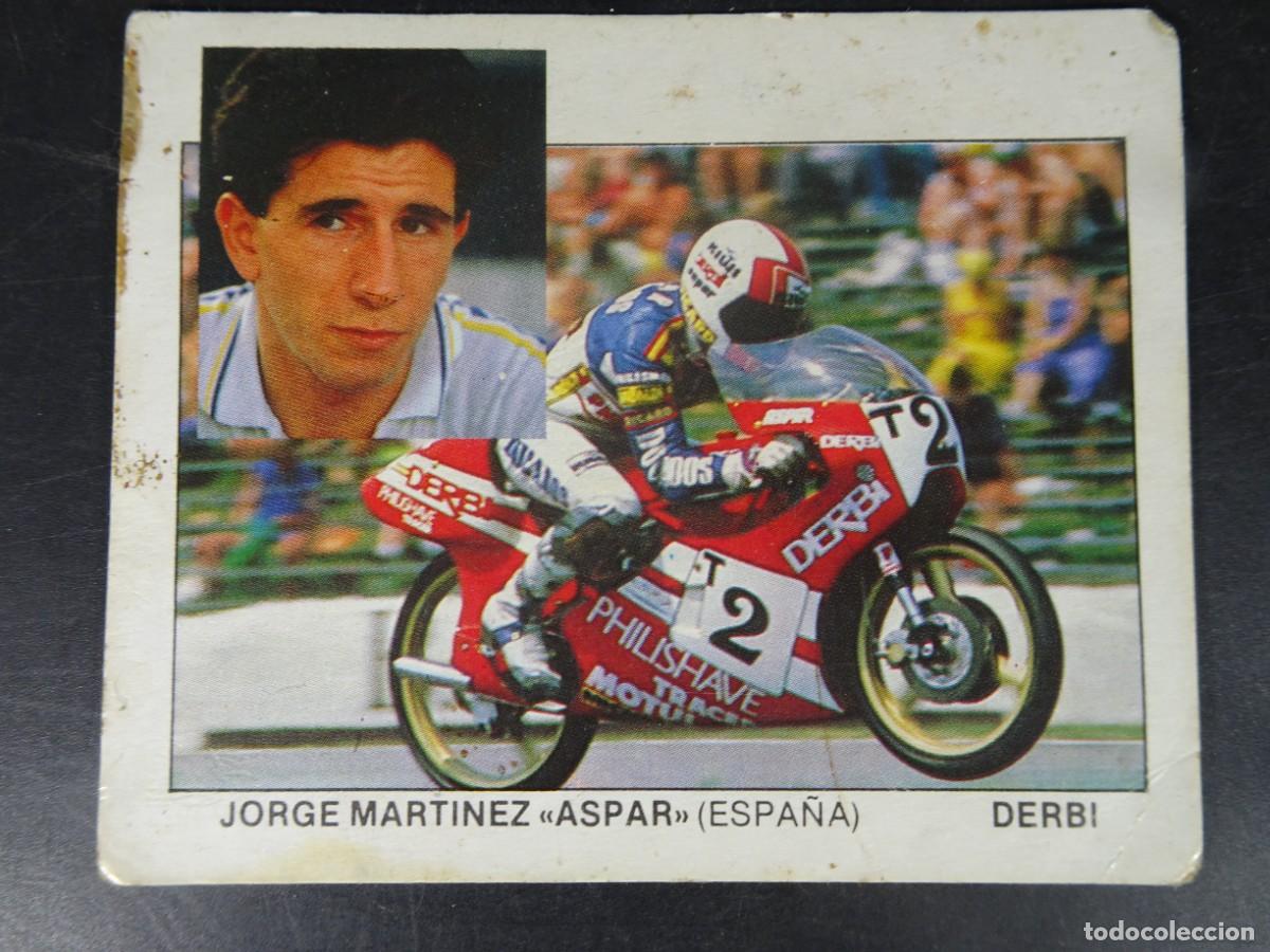 Sammelleidenschaft Sport: MOTOCICLISMO CROMO JORGE MARTINEZ ASPAR, DERBI, N&ordm;162 ,EDICIONES UNIDAS, VER FOTOS