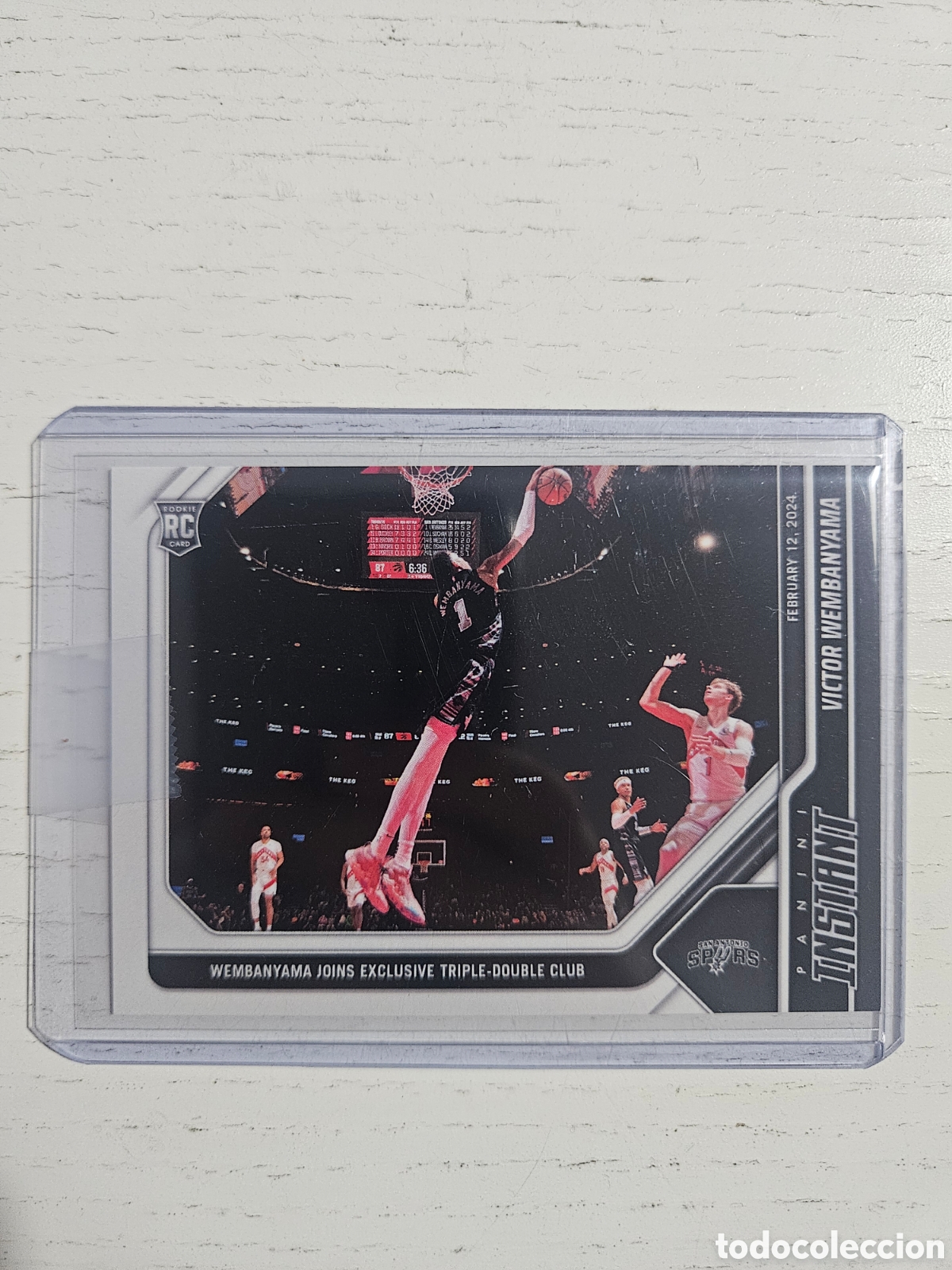 Sports collectibles: Victor Wembanyama 2023 Panini Instant 331 Exclusive TRIPLE Double CLUB Rookie RC QTY
