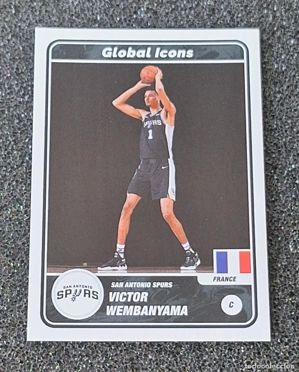 Collezionismo sportivo: Victor Wembanyama San Antonio Spurs Panini Sticker Basketball Global Icons