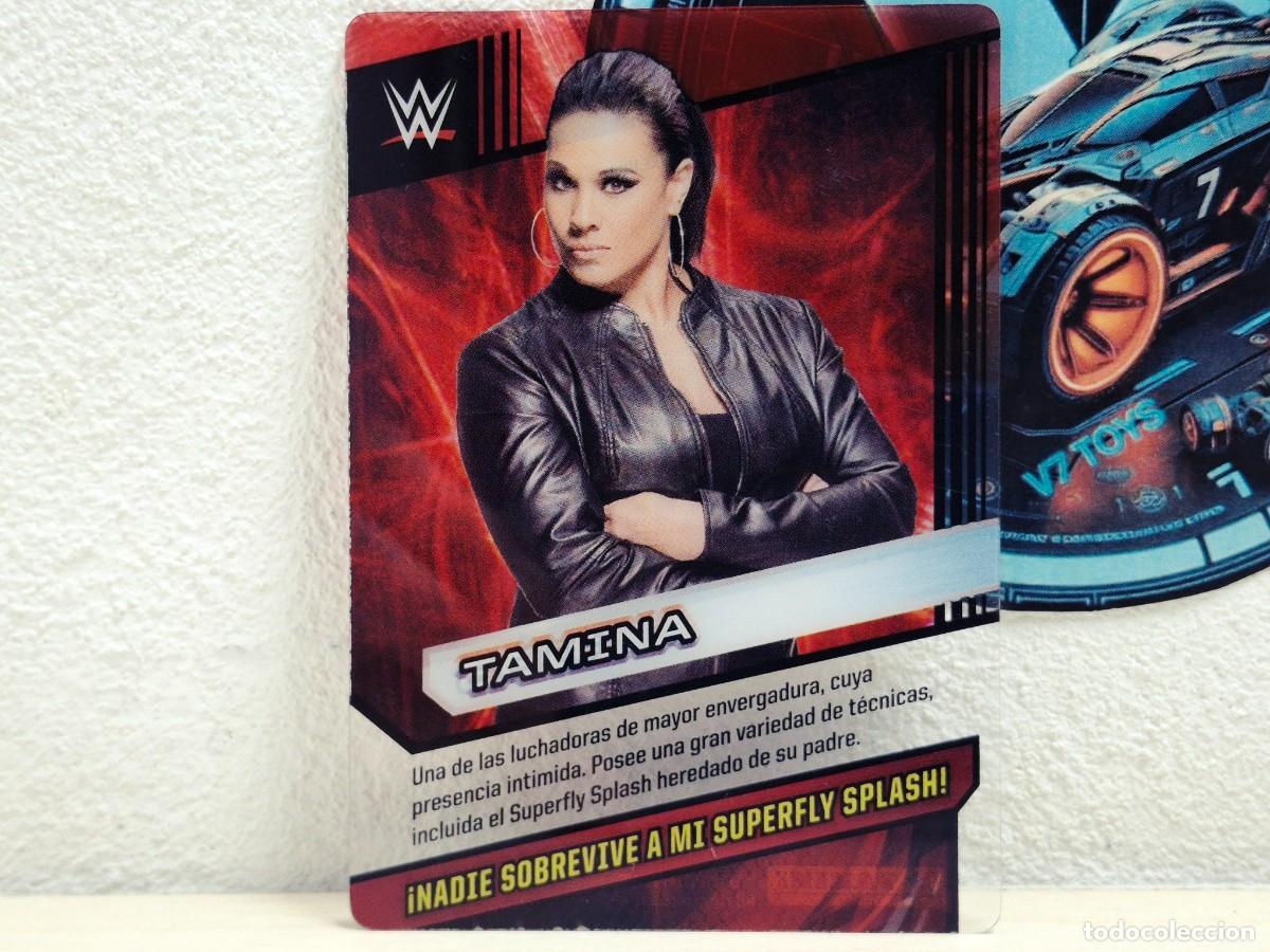 Coleccionismo deportivo: Carta Tamina N&ordm; 108 WWE Panini 2016