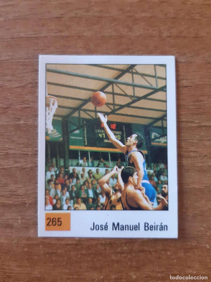 Colecionismo desportivo: N&deg;265 JOSE MANUEL BEIRAN ESTRELLAS LIGA ACB 1990 PANINI BASKET 90. NUNCA PEGADO, SIN PEGAR