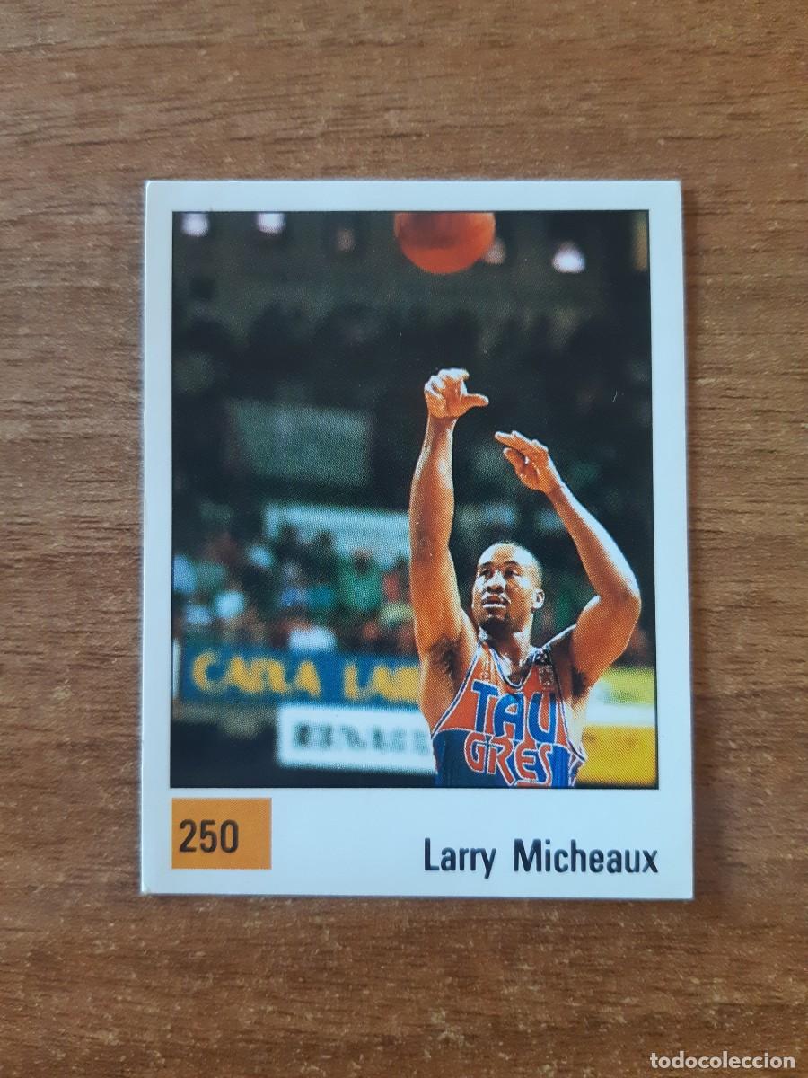 Sports collectibles: N&deg;250 LARRY MICHEAUX ESTRELLAS LIGA ACB 1990 PANINI BASKET 90. NUNCA PEGADO, SIN PEGAR