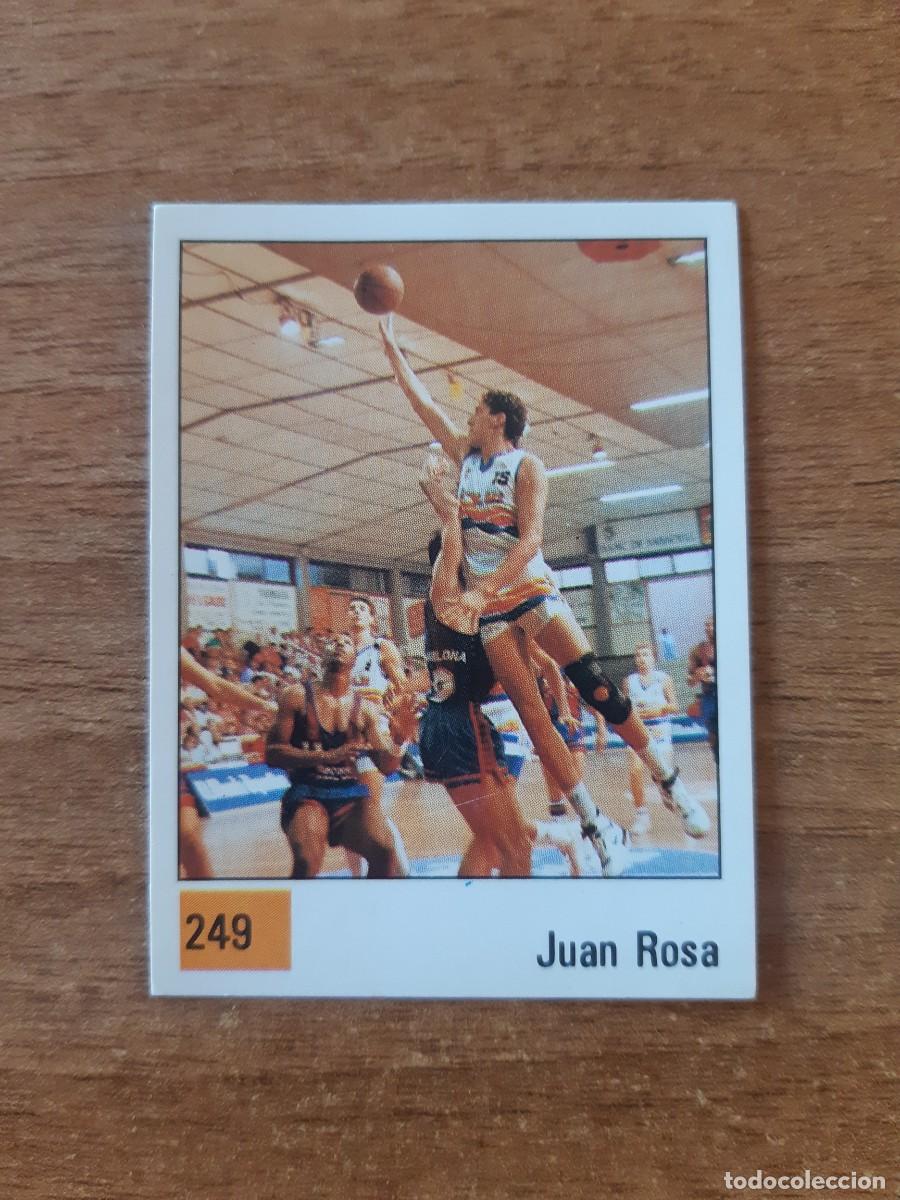 Sports collectibles: N&deg;249 JUAN ROSA ESTRELLAS LIGA ACB 1990 PANINI BASKET 90. NUNCA PEGADO, SIN PEGAR