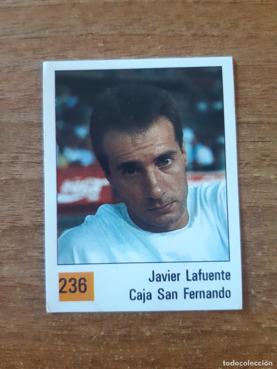 Collectionnisme sportif: N&deg;236 JAVIER LAFUENTE CAJA SAN FERNANDO LIGA ACB 1990 PANINI BASKET 90. NUNCA PEGADO, SIN PEGAR