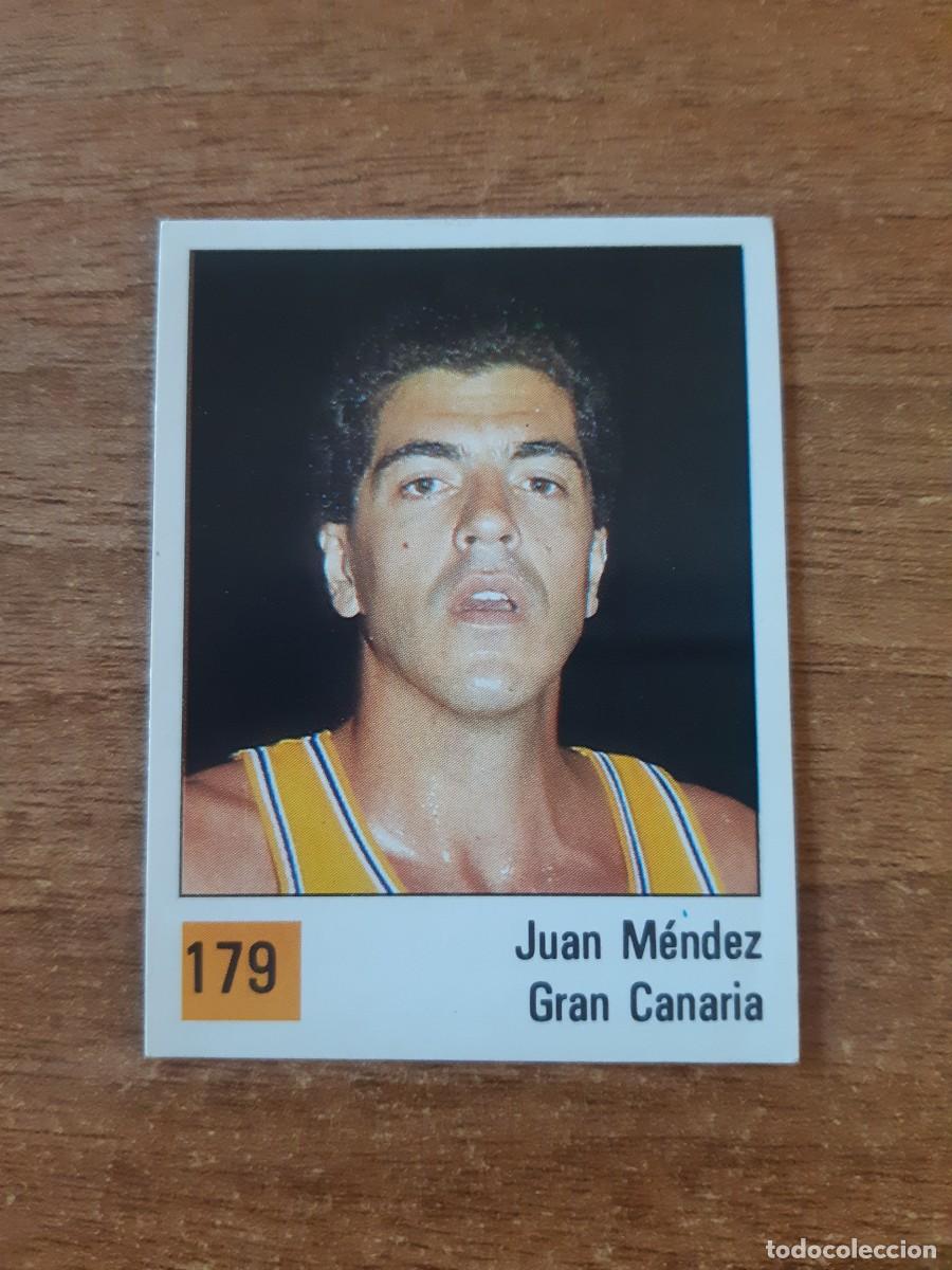 Colecionismo desportivo: N&deg;179 JUAN M&Eacute;NDEZ GRAN CANARIA LIGA ACB 1990 PANINI BASKET 90. NUNCA PEGADO, SIN PEGAR