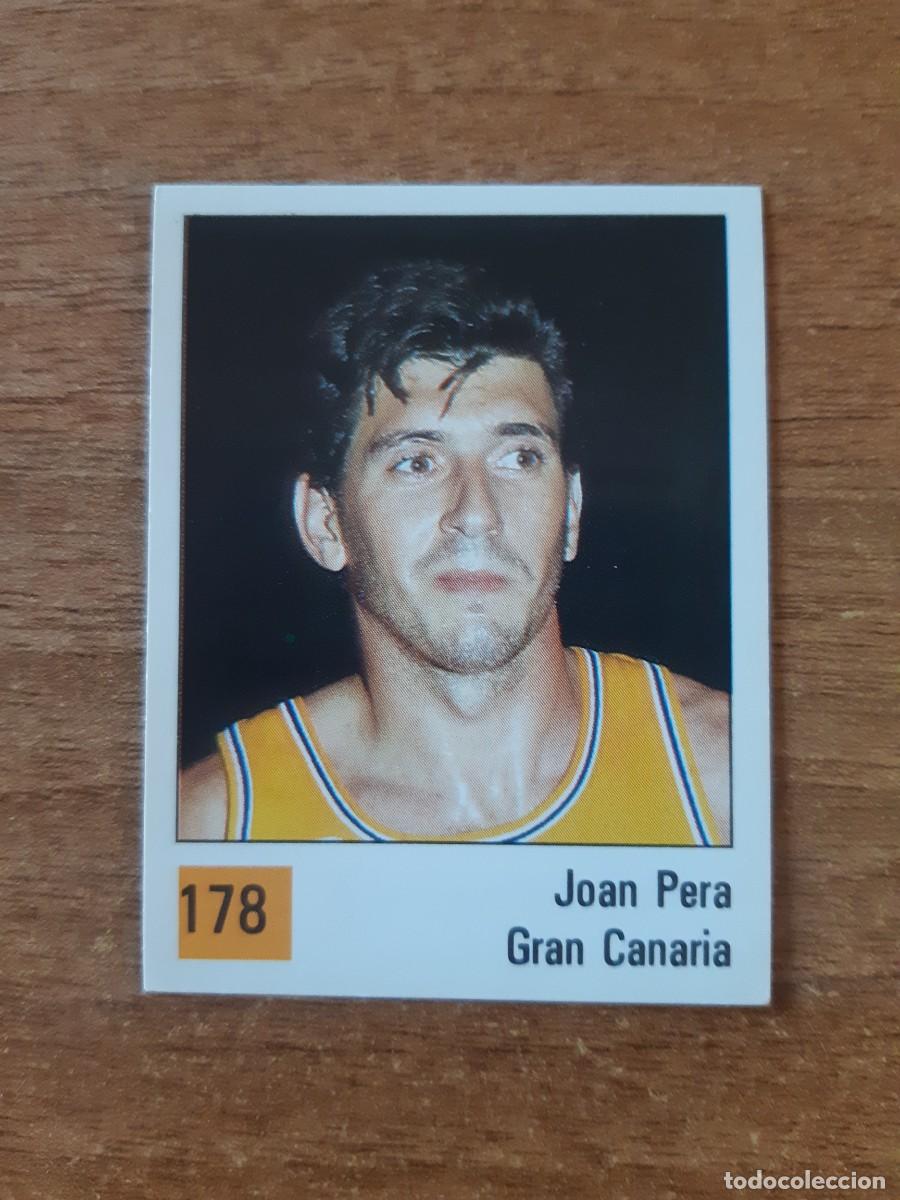 Colecionismo desportivo: N&deg;178 JOAN PERA GRAN CANARIA LIGA ACB 1990 PANINI BASKET 90. NUNCA PEGADO, SIN PEGAR