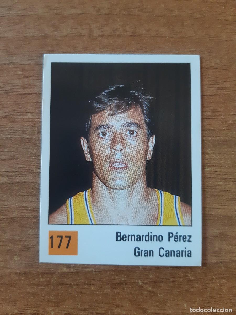 Colecionismo desportivo: N&deg;177 BERNARDINO P&Eacute;REZ GRAN CANARIA LIGA ACB 1990 PANINI BASKET 90. NUNCA PEGADO, SIN PEGAR