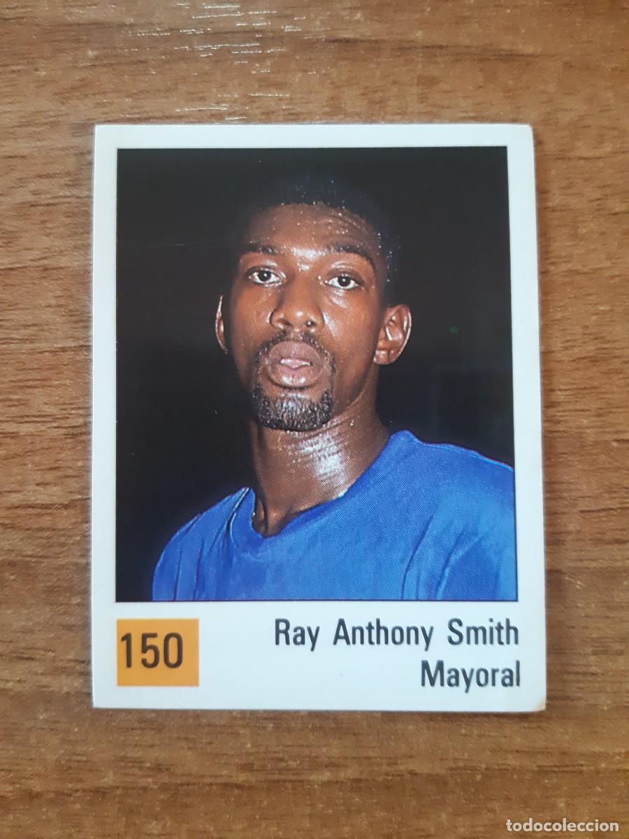Coleccionismo deportivo: N&deg;150 RAY ANTHONY SMITH MAYORAL MARISTAS LIGA ACB 1990 PANINI BASKET 90. NUNCA PEGADO, SIN PEGAR