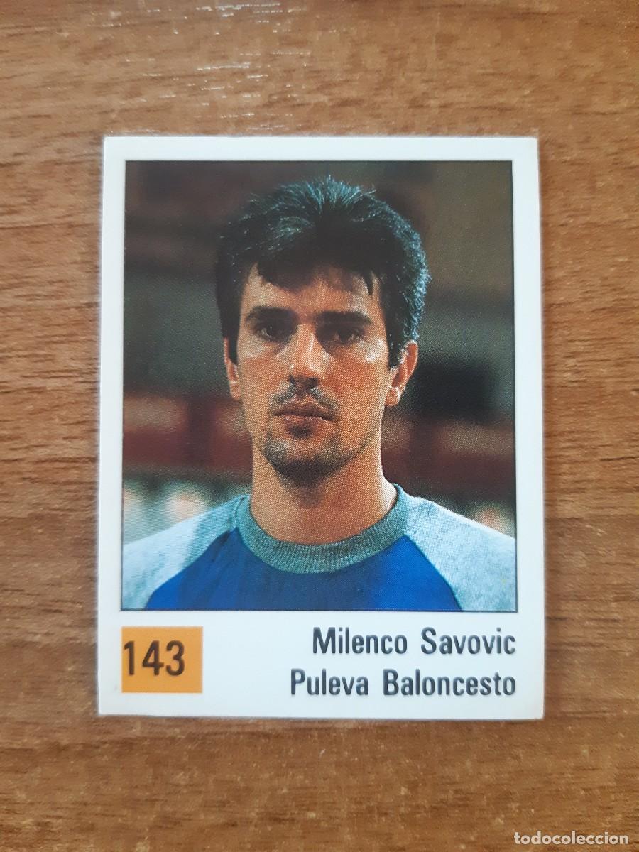 Coleccionismo deportivo: N&deg;143 MILENCO SAVOVIC PULEVA GRANADA LIGA ACB 1990 PANINI BASKET 90. NUNCA PEGADO, SIN PEGAR
