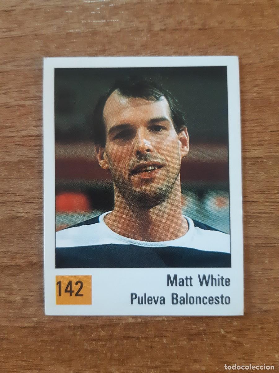 Coleccionismo deportivo: N&deg;142 MATT WHITE PULEVA GRANADA LIGA ACB 1990 PANINI BASKET 90. NUNCA PEGADO, SIN PEGAR