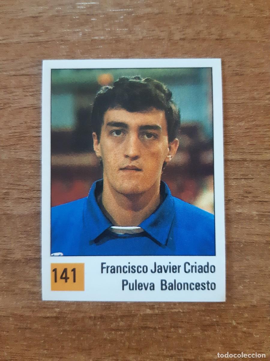 Coleccionismo deportivo: N&deg;141 FRANCISCO JAVIER CRIADO PULEVA GRANADA LIGA ACB 1990 PANINI BASKET 90. NUNCA PEGADO, SIN PEGAR