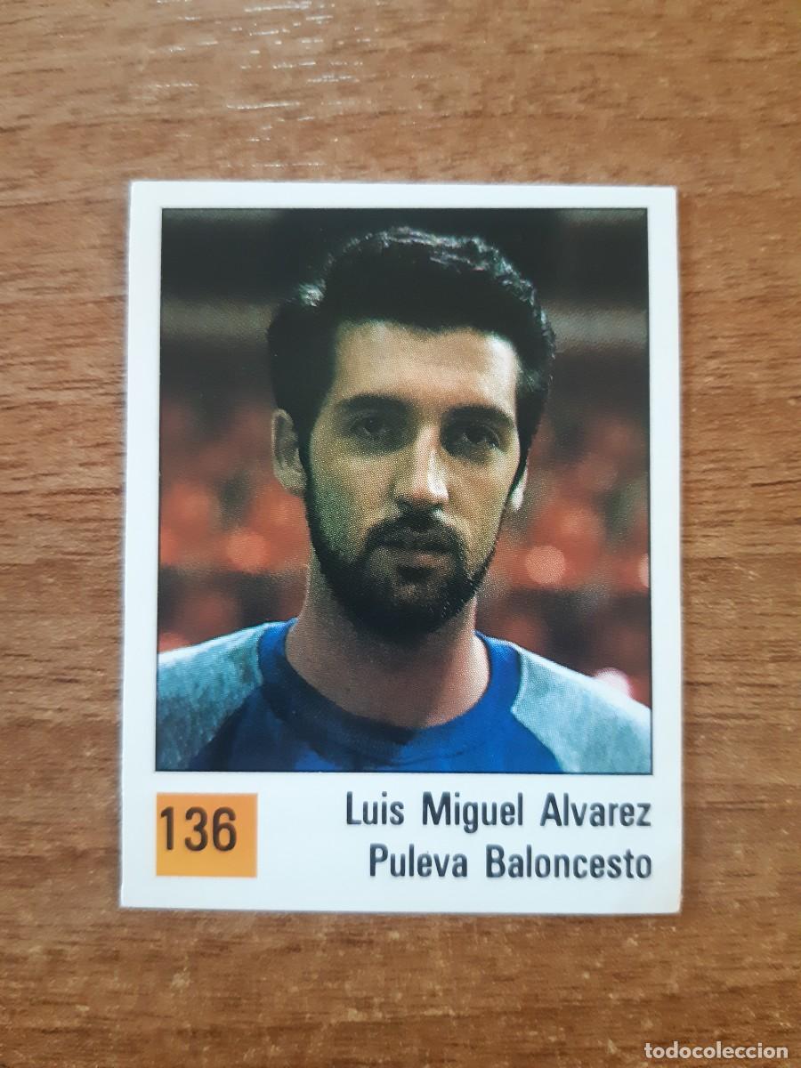 Collezionismo sportivo: N&deg;136 LUIS MIGUEL &Aacute;LVAREZ PULEVA GRANADA LIGA ACB 1990 PANINI BASKET 90. NUNCA PEGADO, SIN PEGAR