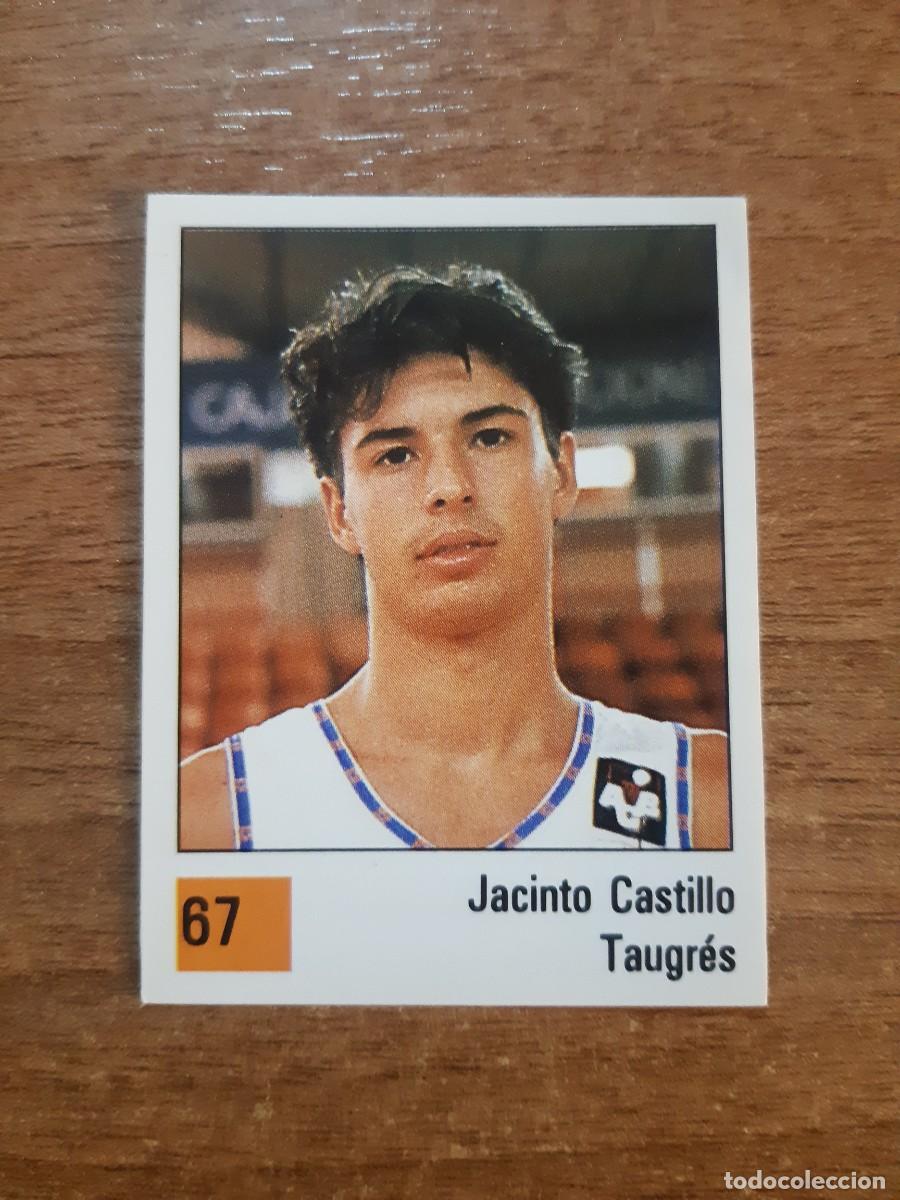 Coleccionismo deportivo: N&deg;67 JACINTO CASTILLO TAUGR&Eacute;S VITORIA LIGA ACB 1990 PANINI BASKET 90. NUNCA PEGADO, SIN PEGAR
